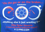 On the Gas or On the Brakes mantra T shirt - updated design for 2021