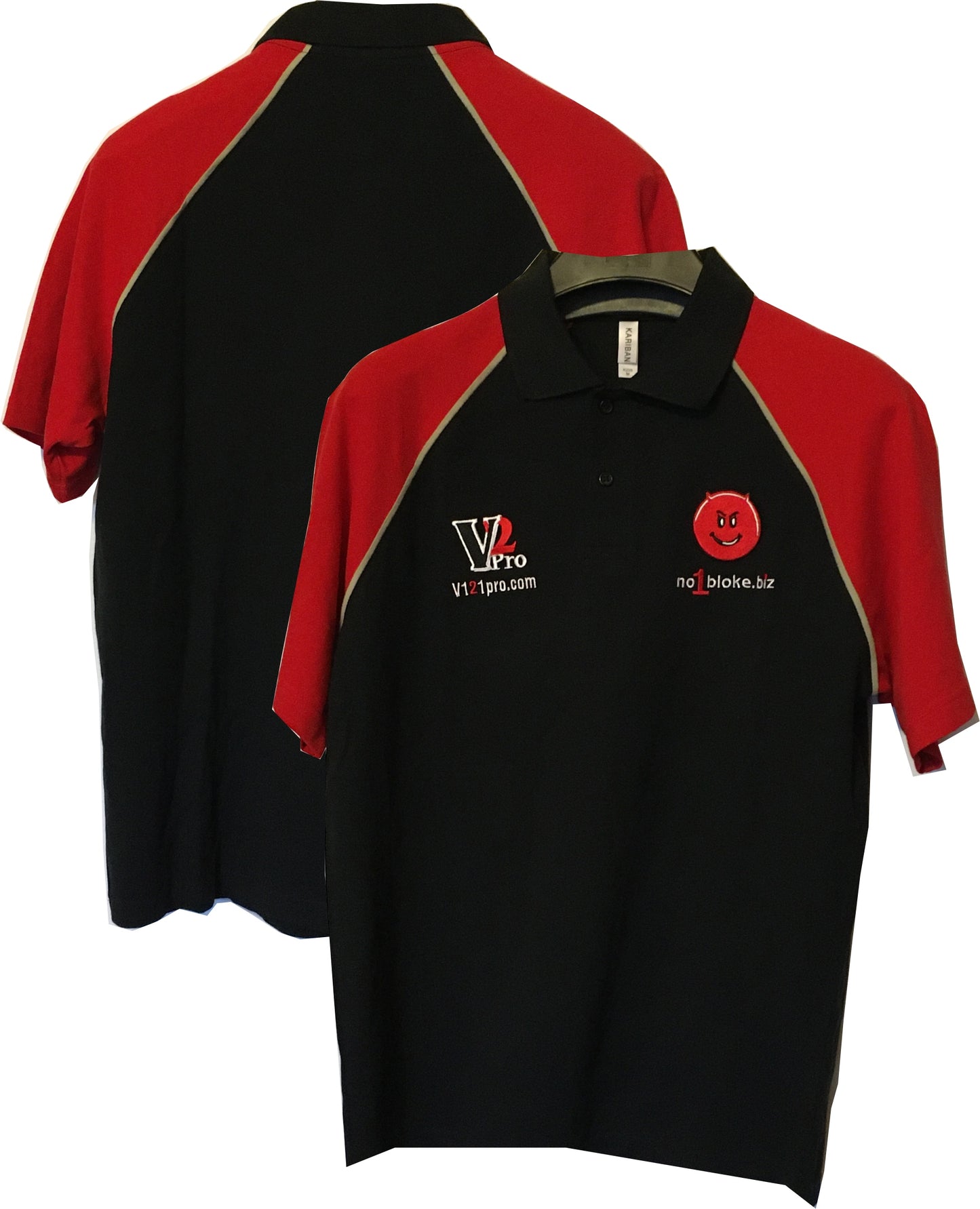 No1bloke V121Pro Polo shirt embroidered