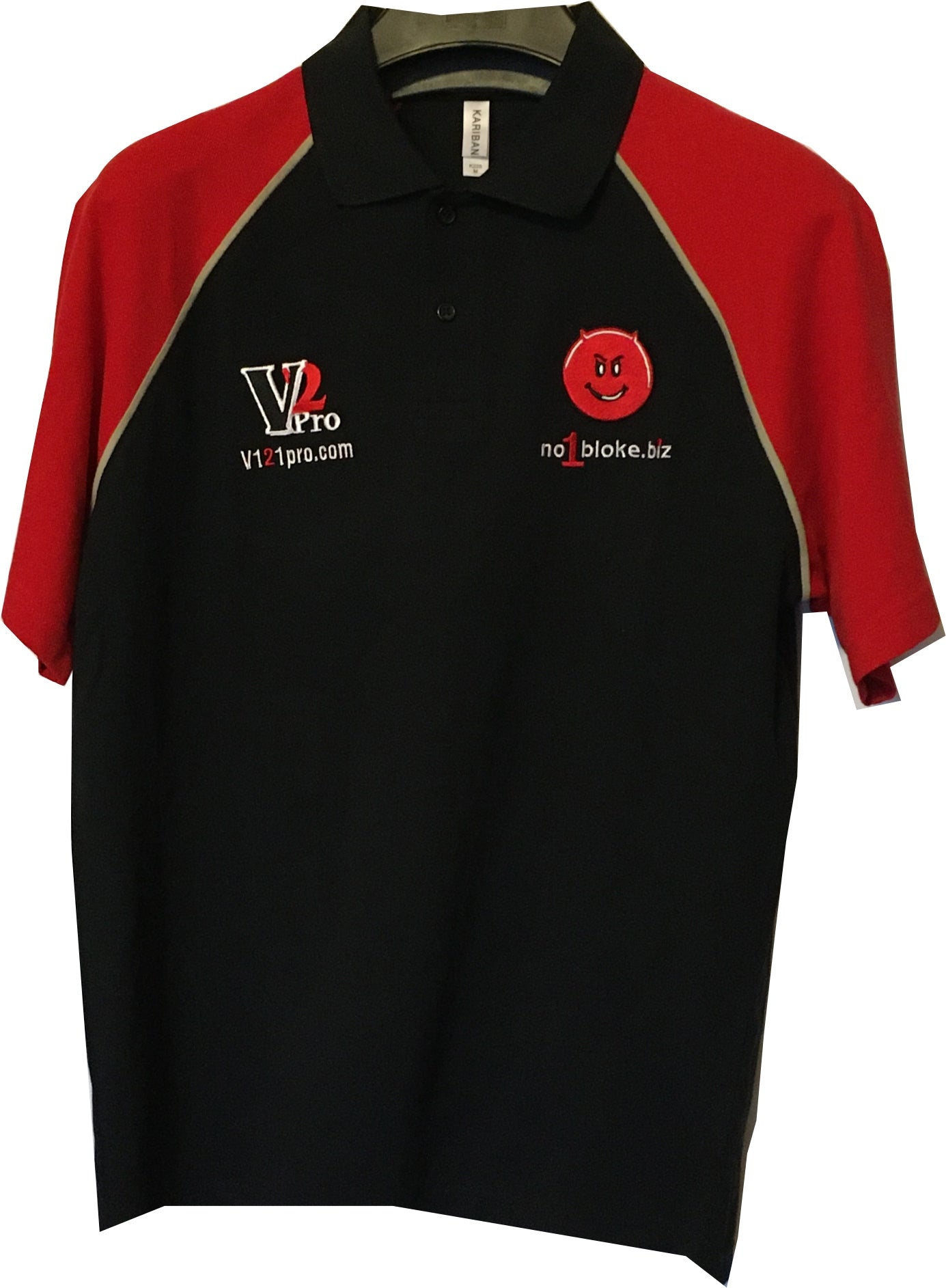 No1bloke V121Pro Polo shirt embroidered